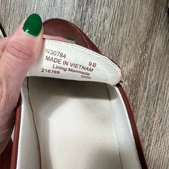 Cole Haan Tan Leather Penny Loafers - Picture 6 of 6